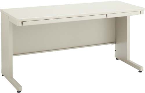 インベント平机奥行600幅1400ナチュラルグレー