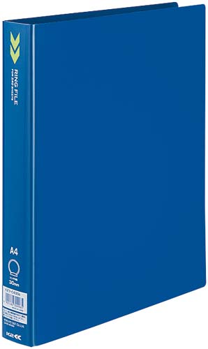 Oリングファイル<K2>背幅39mm青 10冊