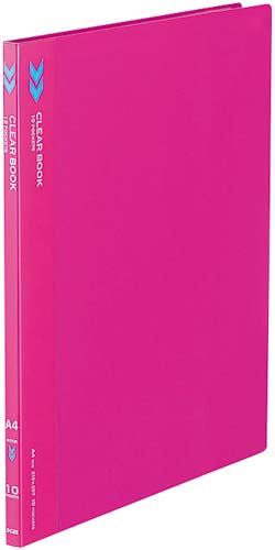 クリヤーブックK2 固定式A4縦10Pピンク10冊