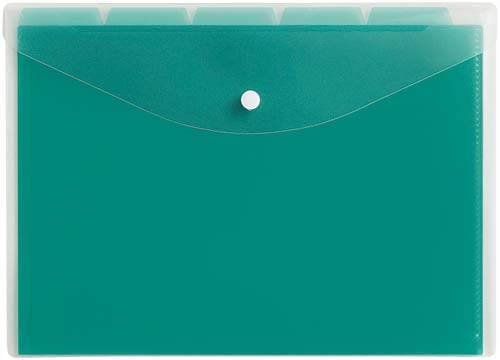 ホルダーケースK2(5山インデックス付)A4緑6冊