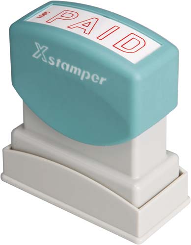 Xスタンパービジネス用 B型 PAID 赤