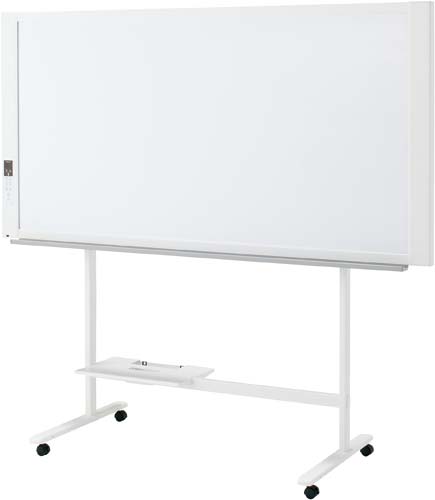 カラーコピー黒板600脚付台付 2面W 幅1800