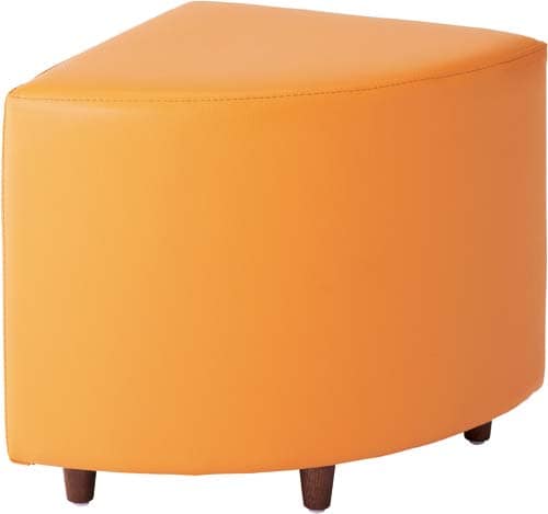 ブロックソファ ラウンドタイプ オレンジ