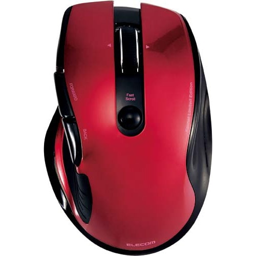 カウネット限定 無線ブルーLEDマウス レッド