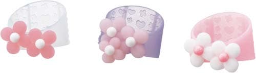 指サック メクリッコSweet フラワー2 L×3