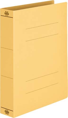 フラットファイル厚とじ500 A4S イエロー1冊