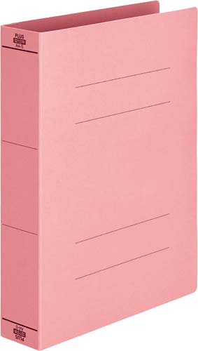 フラットファイル 厚とじ500 A4S ピンク1冊