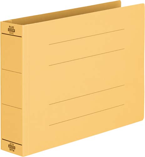 フラットファイル厚とじ500 A4E イエロー1冊