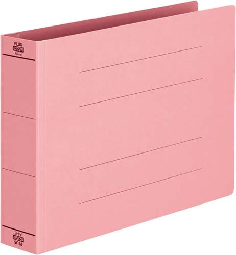 フラットファイル 厚とじ500 A4E ピンク1冊