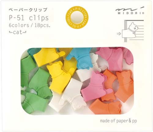 クリップ クリップス P−51 ネコ柄  6パック
