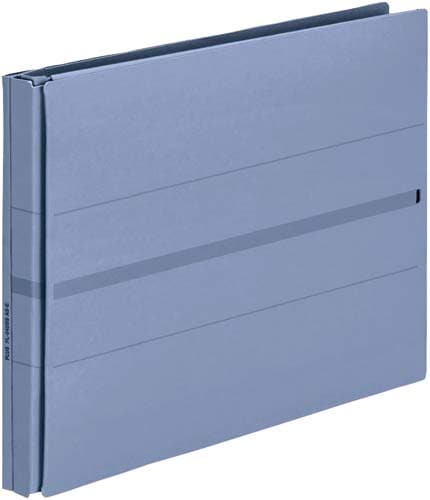 背幅伸縮ファイル セノバス A5E ブルー1冊