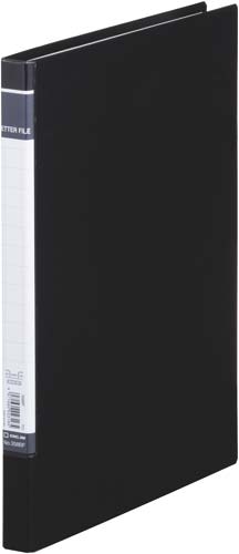レターファイルBF 黒 20冊入