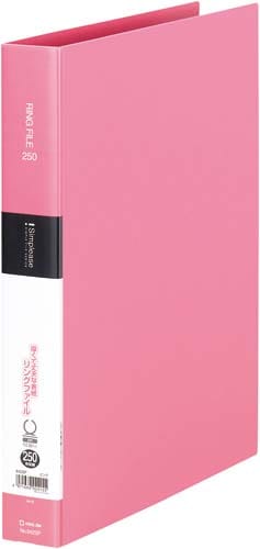 シンプリーズ リングファイル ピンク 10冊入