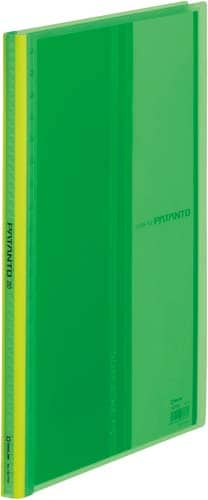 クリアーF パタント(透明)20P A4縦緑10冊