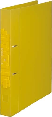 ブリックスLRファイルDタイプ(透明)黄 10冊入