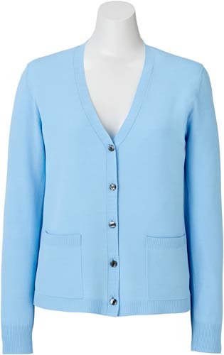 ライトカーディガンKK7123−6ブルー L