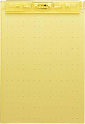 超薄型クリップポードA4黄10冊