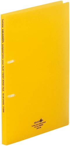 フラット・ツイストリングファイル黄 10冊