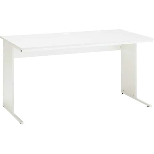 ワーキングデスク平机奥700幅1400ホワイト