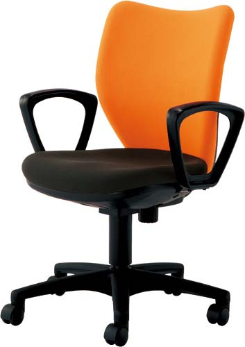 BIT−Xチェア2 肘付 オレンジ