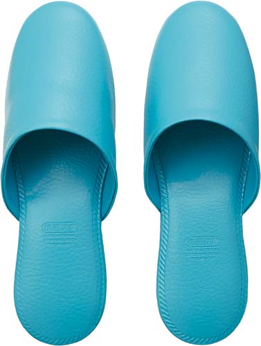 抗菌ベストHスリッパ ブルー 10足入