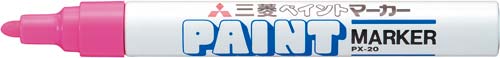 油性マーカー ペイントマーカー 中字 桃