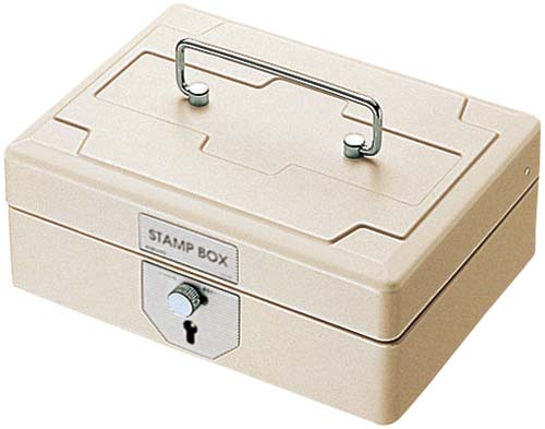 スチール印箱(鍵付) 中