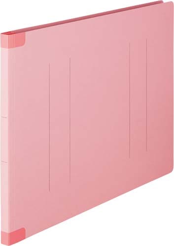 フラットファイル背補強タイプA3横 ピンク 10冊