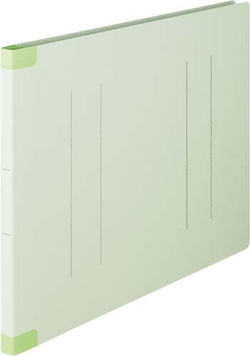 フラットファイル背補強タイプA3横 グリーン30冊