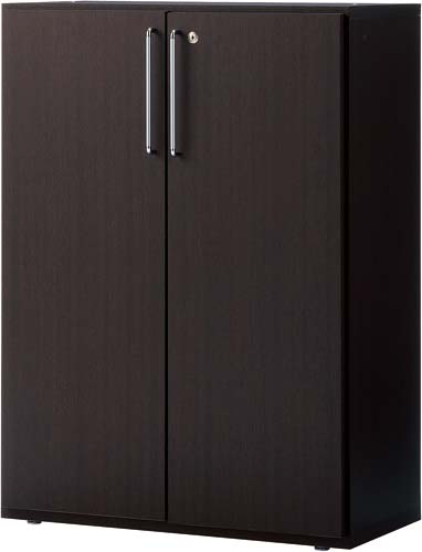 リピアノ木製収納 下置き3段両開きDブラウン
