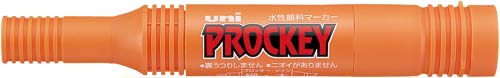 水性マーカー プロッキー 太・細 橙