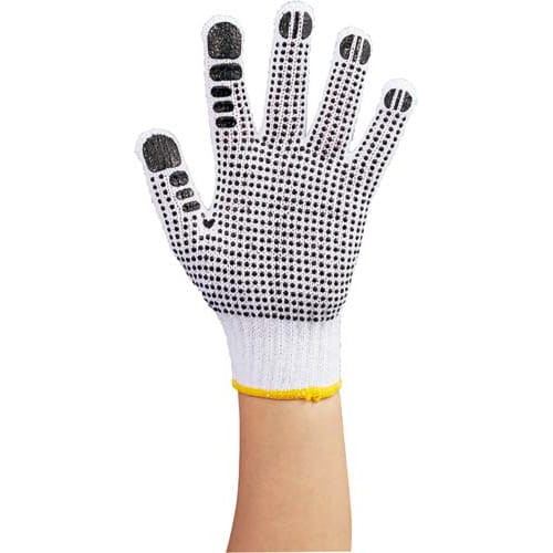 事務作業に便利なすべり止め軍手 12双×10