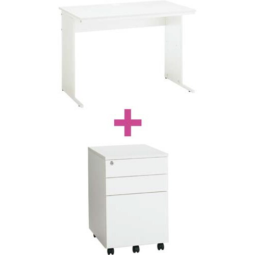 セットワーキングデスク奥600幅1000WH2点