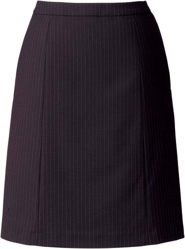 Aラインスカート ボルドー×ピンク 21号