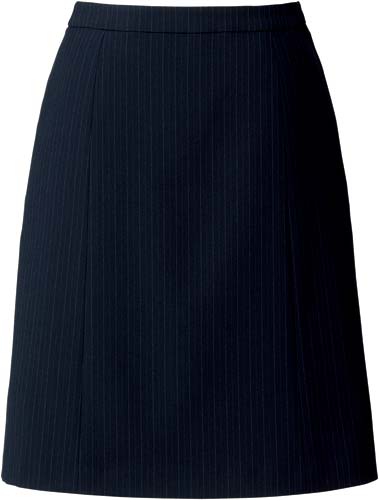 Aラインスカート ネイビー×ブルー 9号