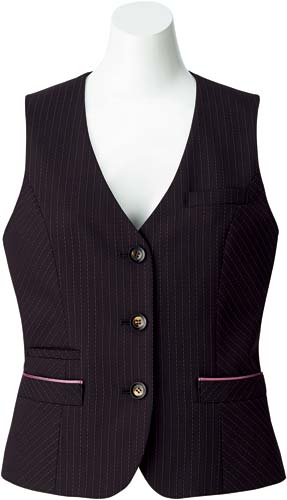 ベスト AV1251−23 ボルドー×ピンク 9号
