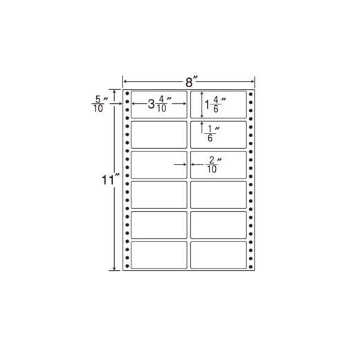 ナナフォーム Y8×T11 12片 500枚