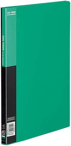 クリヤーブックベーシック横入 A4縦40P緑10冊
