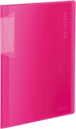 ノビータ クリアカラー A5縦 20P 桃10冊