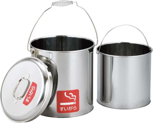 ステンレスペール12L 中カゴ付