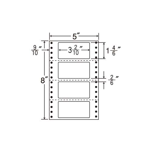 ナナフォーム Y5×T8 ミシン入4片 1000枚