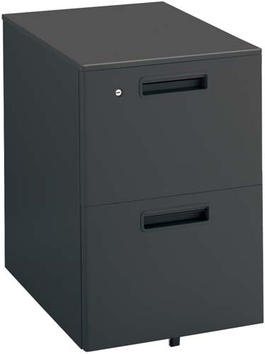 ×インベント モバイルワゴンT2段 ブラック