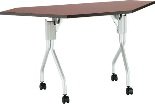 UPフラップテーブル2 コーナー 奥行600DB