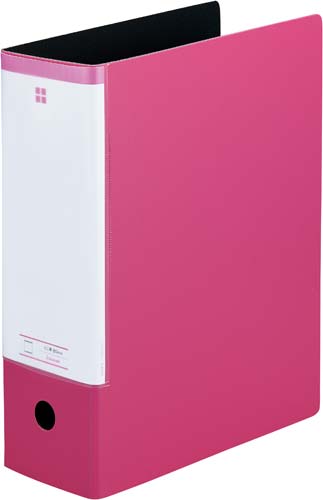 スリットパイプ式F A4縦背幅99mmピンク