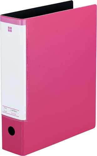 スリットパイプ式F A4縦背幅69mmピンク