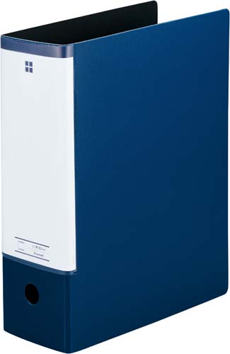 スリットパイプ式FA4縦背幅99mmネイビー 3冊