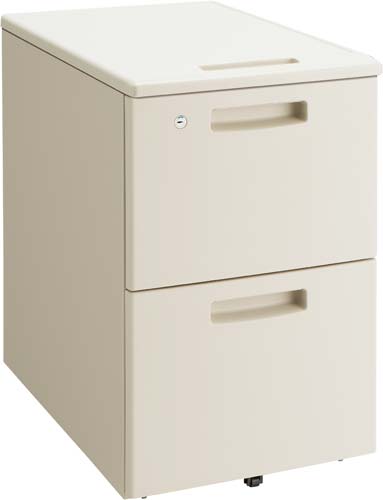 ピクサ2 モバイルワゴンT2段 ナチュラルグレー