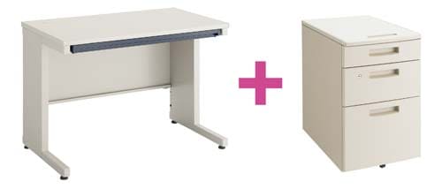 セット品ピクサ2D600平1000+ワゴンT3段G