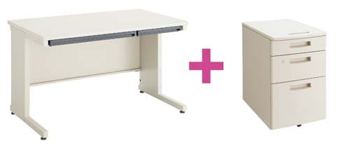 セット品ピクサ2D700平1200+ワゴンT3段G