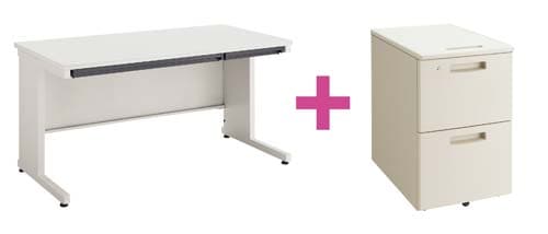 セット品ピクサ2D700平1400+ワゴンT2段G